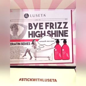 Luseta bye frizz high shine keratin series